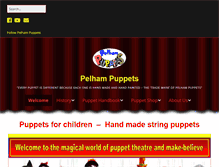 Tablet Screenshot of pelhampuppets.uk.com